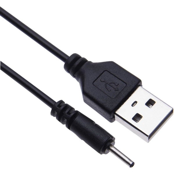 USB till DC 2,0 mm-kabel, USB 2,0 typ A-hane till DC 2,0 mm x 0,6 mm