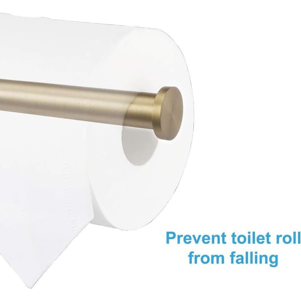 SUS304 rustfrit stål børstet guld toiletpapirholder, moderne R