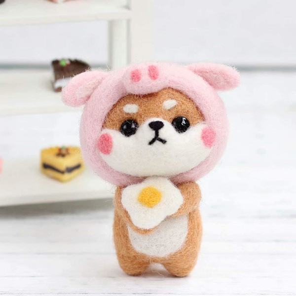 Needle Felting Kit for Beginners, Animal Doll Needle Felting