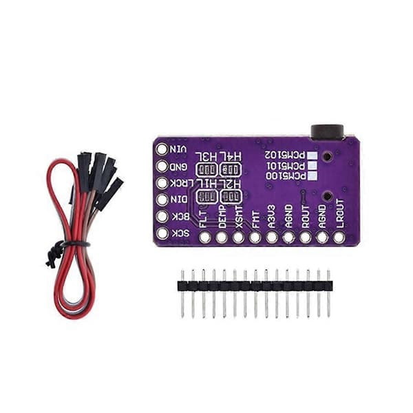 I2S PCM5102A dekoder -PCM5102 I2S-spillermodul for formatkort Digitalt PCM5102 lydkort