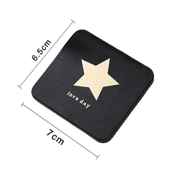 Ljus resemakeup spegel, 1x/10x förstoring, kompakt,