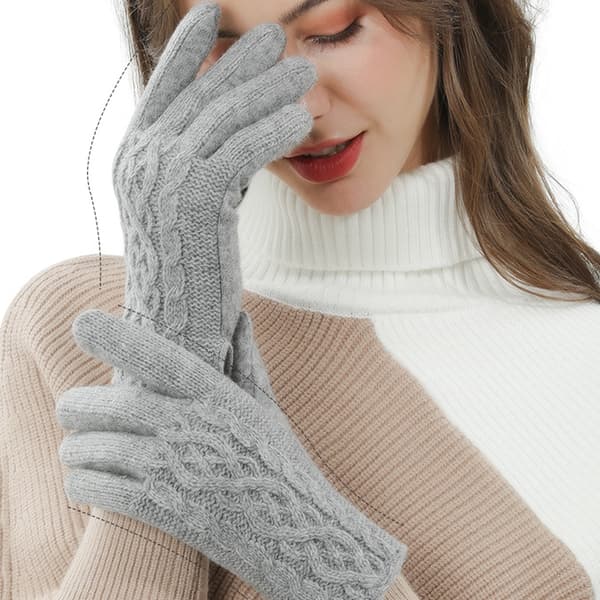 Fishers Finery Dame Cashmere Handsker | Kabelstrik Design