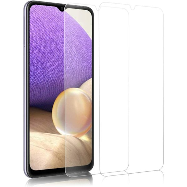 2-Pack Samsung Galaxy A32 5G - Skärmskydd i Härdat Glas
