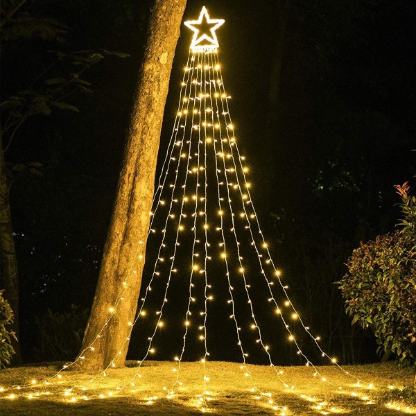 Christmas Decorations  Star String Lights Christmas Star Tree