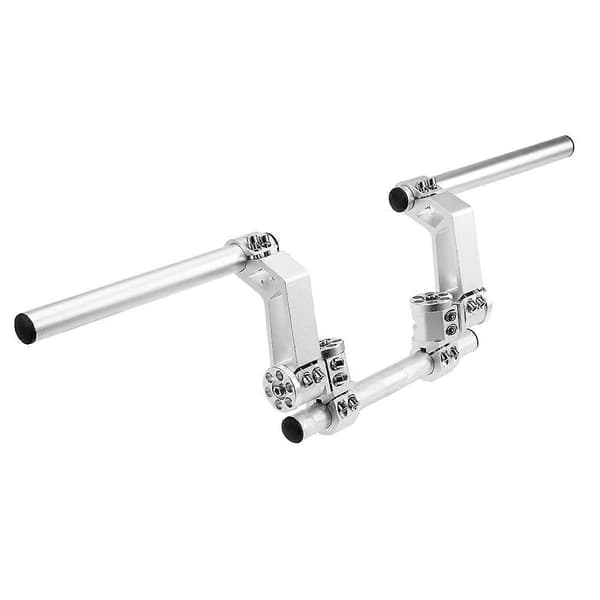 Justerbart motorsykkelstyre, avtakbart styresystem for 125cc scooter sølv