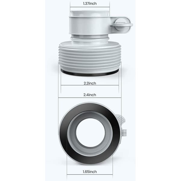 Slangekonverteringsadapter B -model 25009, bukseadapter til pumper,