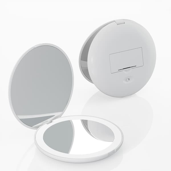1 st (vit) LED-belyst fickpegel, 1x/10x förstoring - Handh