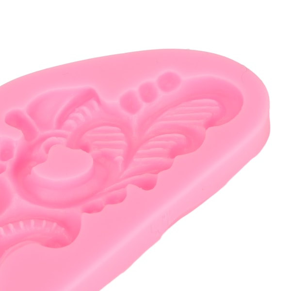 Mångsidig silikonkakform, detaljerade former non-stick yta flexibel för mikrovågsugn kylskåp frys diskmaskin, livsmedelsgodkänd silikon för