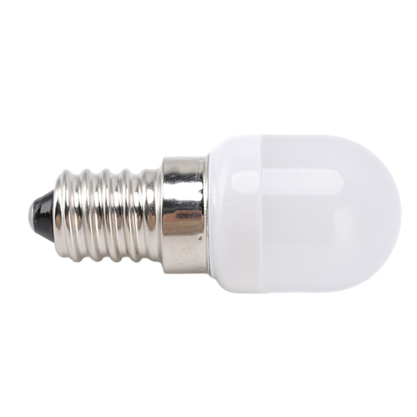 10 st E14 LED-lampa i rostfritt stål 1,5 W 220 V för ljuskrona takskåp väggbordslampor