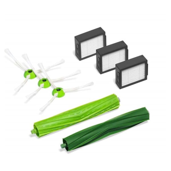 Tillbehörsset för dammsugare Passar irobot i7 E5 E6-serien (1 huvudborste + 3 filter + 3 sidoborstar)