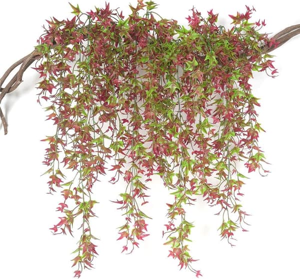 2 stk. kunstige efeuplanter guirlande vin 78 cm kunstig efeu guirlande