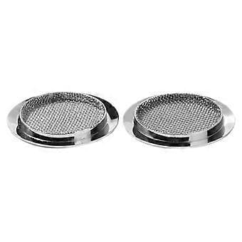 2x Skärmade Ljudhålsinsatser Högtalargaller för Dobro Resonator Gitarrdel()