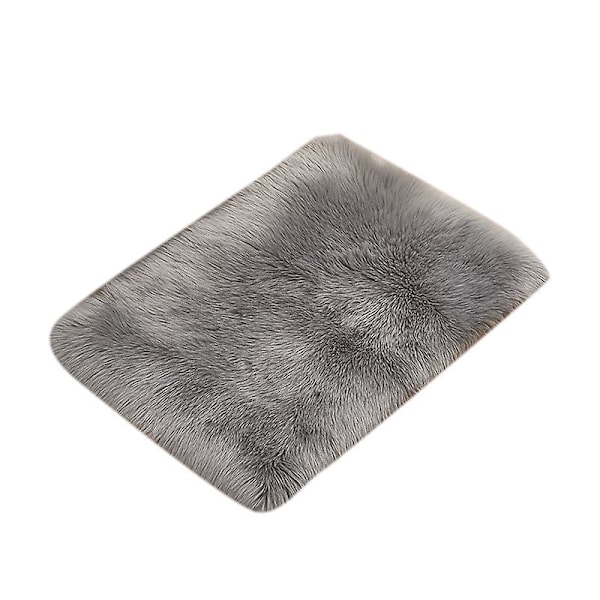 Lång plysch ultra mjuk fluffig matta rektangel form faux
