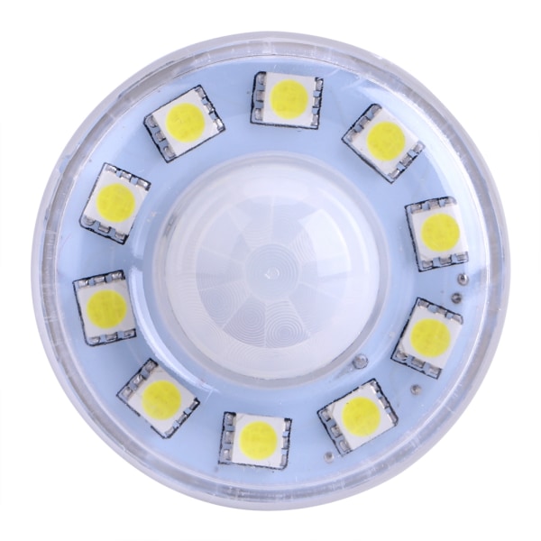 1,8W 220V PIR Infraröd Rörelsesensor 10 LED-lampa Sovrum Energi