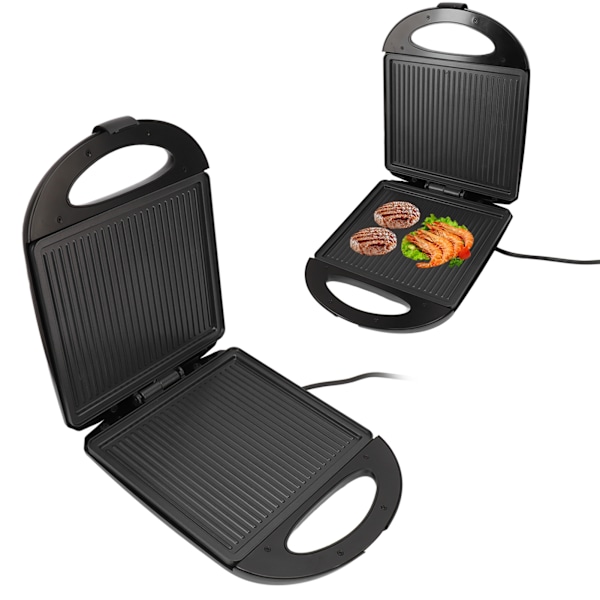 Dubbelsidig Värmegrill för Enkel Smörgåstillverkning, Snabbt Värmeelement Säkerställer Snabb Tillagning Kompakt Smörgåsgrill med Nonstick Panini