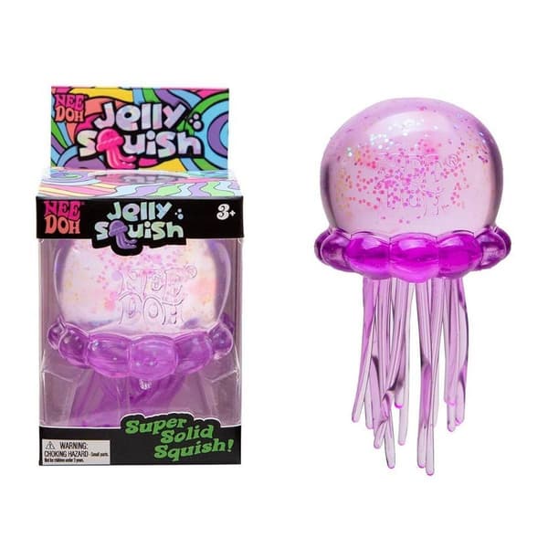 Needoh Jellyfish Squeeze Toy - Lila