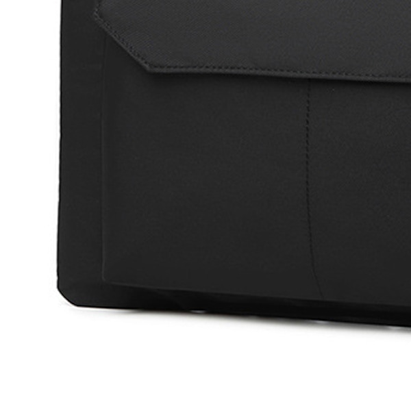 Laptopväska Stor Kapacitet Enkel Trendig Bärbar Datorväska för Affärsresa Resa Kontor Svart Medium (passar 13,3‑14 Tum)