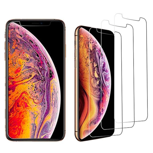 2 Pack Skärmskydd iPhone XS / X --Hög kvalitet!