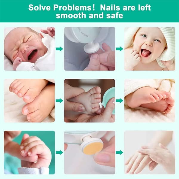 Nagelfil för barn, Elektrisk nagelfil för barn, Elektrisk nagel
