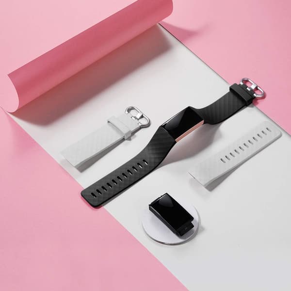 2-pak Erstatningsremme Kompatible med Fitbit Charge 3/Fitbit C