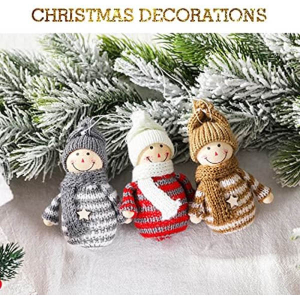 3 Pcs Noël Ornement Pendentif Petites Décos Objets Suspendue