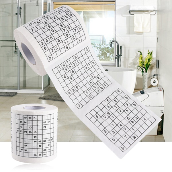 Trämassematerial Nyhet Rolig Nummer Sudoku Tryckt Bad