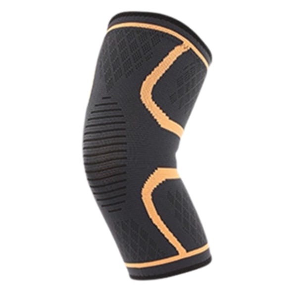 Knäkompressionsärmar - män och kvinnor - löpning, basket, tyngdlyftning, gym, träning yellow