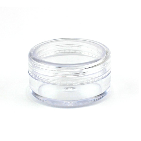 5st förvaringsburkar 10ml Transparent