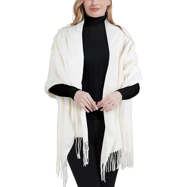 Sjal, Varm Lång Mjuk Elegant Klassisk Vinterhalsduk