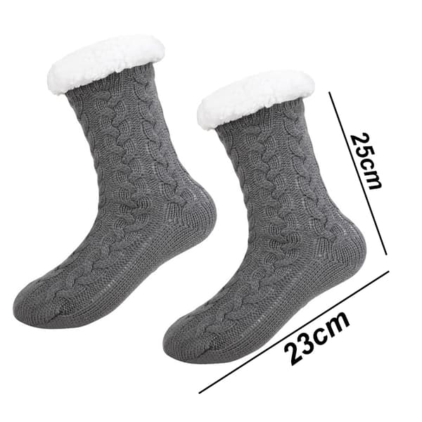 Fuzzy Sutsko Strømper Fluffy Hyggelige Vinter Varme Strømper.
