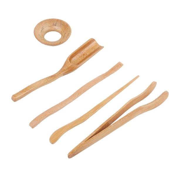 Teklämma, te-nål, tespade, tesil, bambu fem
