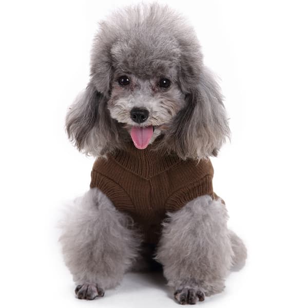 Kæledyrs vinter sweater Solid hundesweater Kæledyrsbipod