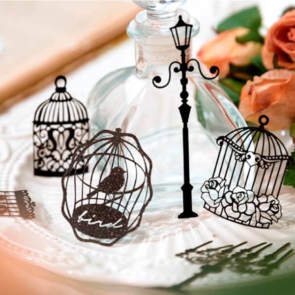 4 Pack Decoration Stickers Flower Molds Label Sticker Diary