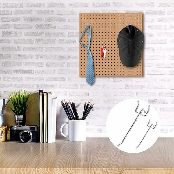 50 Stycken Pegboard Väggkrok, Enkel Krok Pegboard Vägg, Pegboard