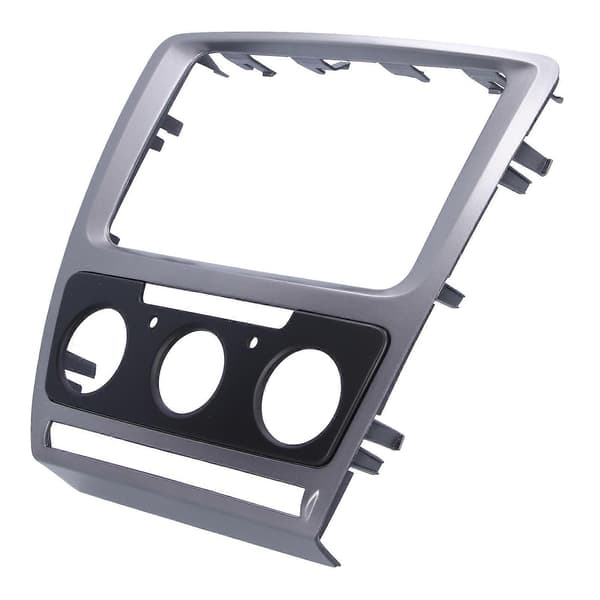 2Din Stereo Radio Fascia Panel Ramme Trim Modificeret Erstatning til Octavia 2010-2013