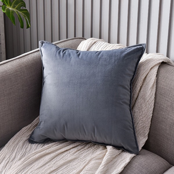 Lyft Din Inredning med Lyxig Elegans och Komfort - 50 x 50 cm Fyrkantig, Perfekt för Vardagsrum, Sovrum, Soffa, Husbil och Bil Space grey