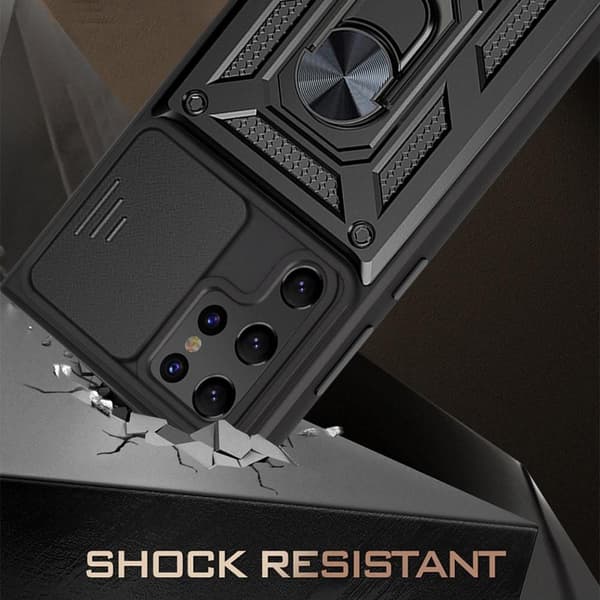 Samsung Galaxy S22 Ultra Cover CamShield Hybrid Ring Sort
