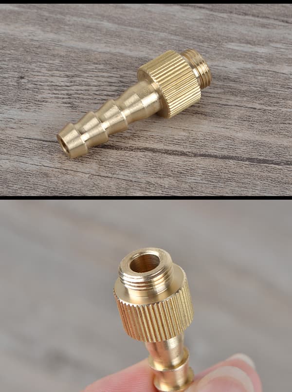 Komfuradapter, Pagode-stil Trin Luftrørforbinder, Camping Gasventilforbinder, Messingfittings