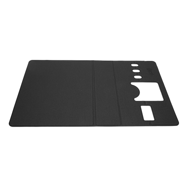 Musematte med telefonlading 15W Ergonomisk Stabil Støtte Musematte med Pennholder for Datamaskin