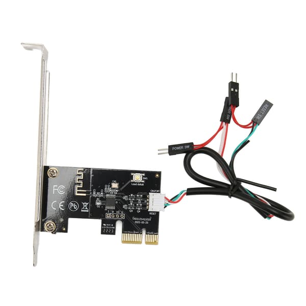 Datamaskin Strøm Reset Bryter PCIE Kort APP Fjernkontroll PCIE X1 Port Kort for PC Stasjonær Datamaskin