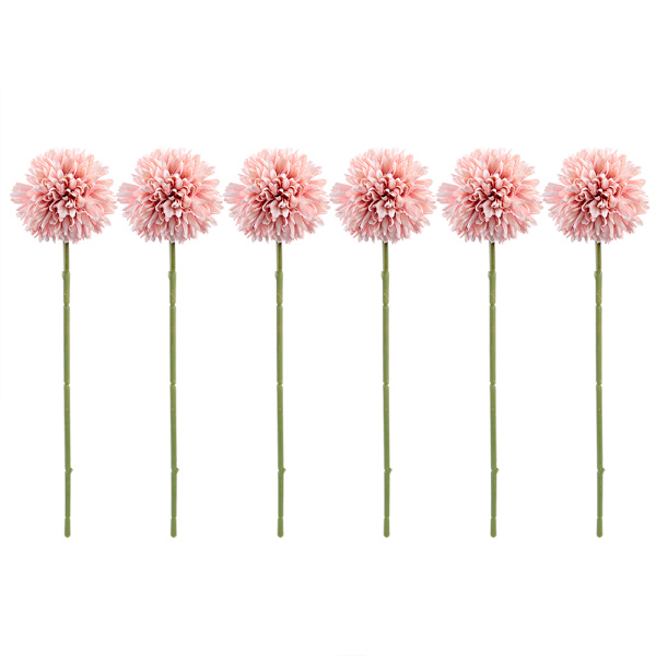6 st konstgjorda sidenblommor skönhet falsk maskrosboll för hemmet