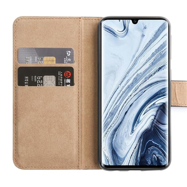 Xiaomi Redmi Note 8T - Plånboksfodral I Äkta Läder - Gul Yellow Gul Yellow Gul