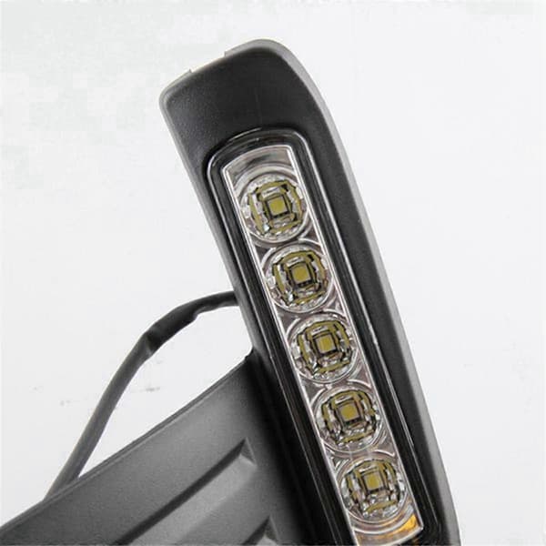1 par DRL LED varselljus kördimlampa för Fit/Jazz 2011 2012 2013