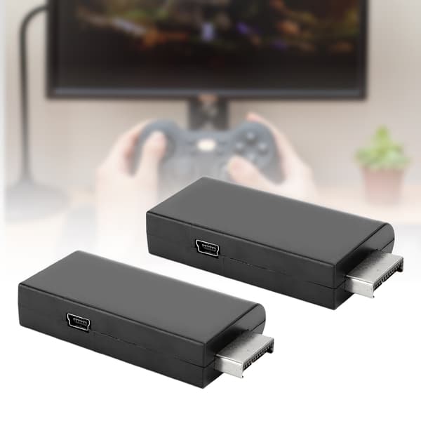 Game On, Ps2 Hdmi-adapter med realtidstransmission og billedformatkontakt for uovertrufne spilsessioner