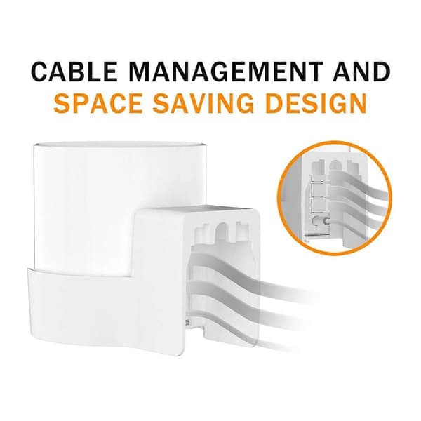 Väggfäste för Deco X20 X60 X50 X55 WiFi 6 Väggfäste med kabelorganisatör Hem Mesh WiFi-system 2st