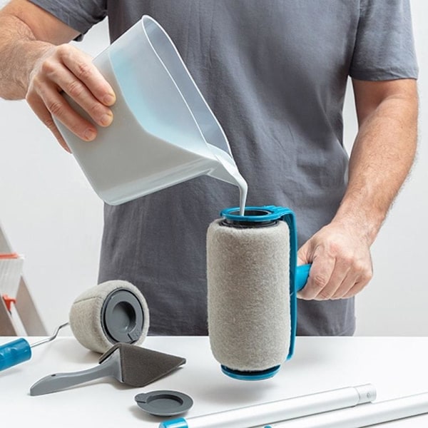 Set med Rollers - Påfyllningsbara och Droppfria multifärg