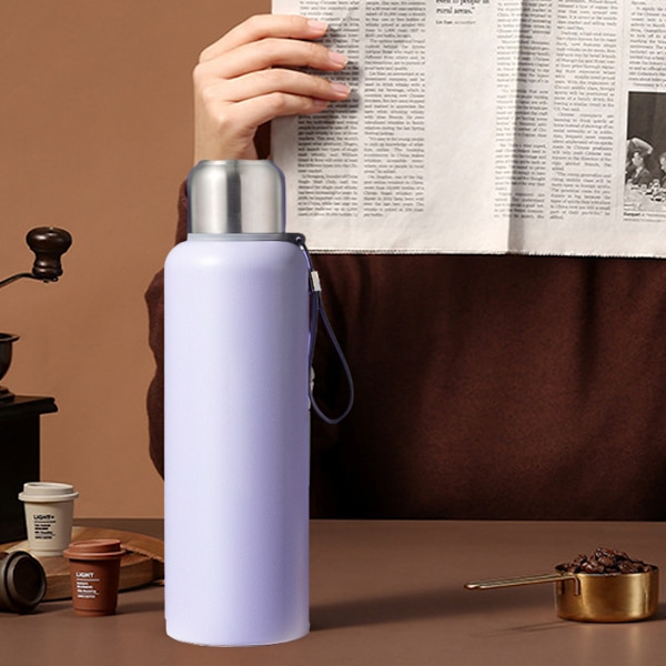 1000ml rostfritt stål mugg med lock, lämplig för studenter