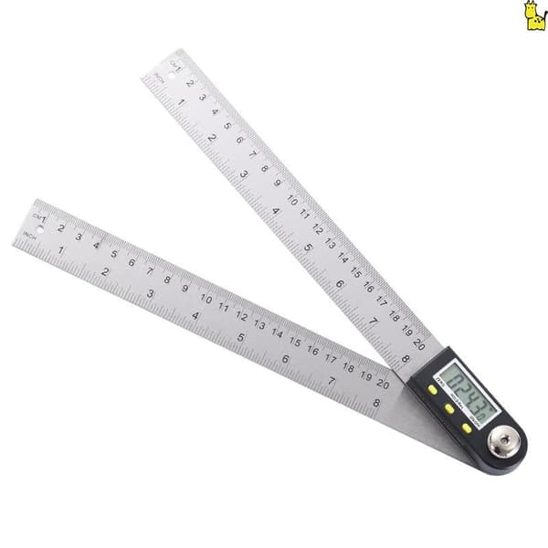 1 st digital vinkelmätare 0-360° digital inklinometer rostfritt stål
