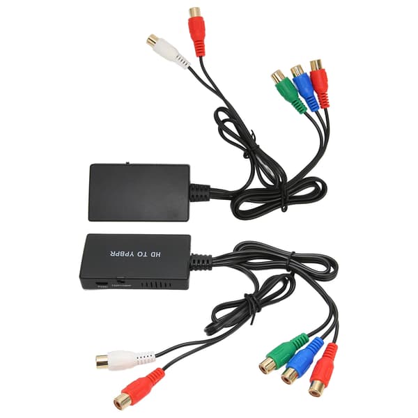 Komponent till HDMI-omvandlare, stöder HDCP 1.4 för Xbox One, DVD-spelare och konsoler, 65 Gbps bandbredd per kanal för HD-multimediagränssnitt