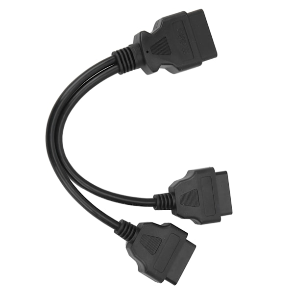 16-Pin OBD2 Kabel 1-till-2 Förlängningssplitter Bil Diagnostisk Kontakt Adapter 30cm Förlängningslängd